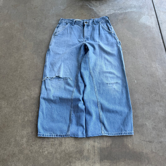 Reworked Baggy Light Wash Jeans