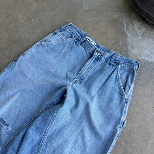 Reworked Baggy Light Wash Jeans